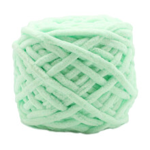Hesroicy 32M Roll of Soft Polyester Yarn - Wide Usage for DIY Crafts, Hand Woven Crochet, and Patchwork