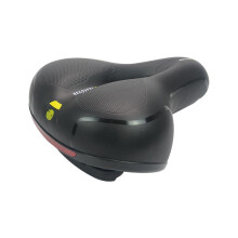 Ozmmyan Wide Soft Padded Saddle Fits For Exercise And Outdoor Bikes Leather