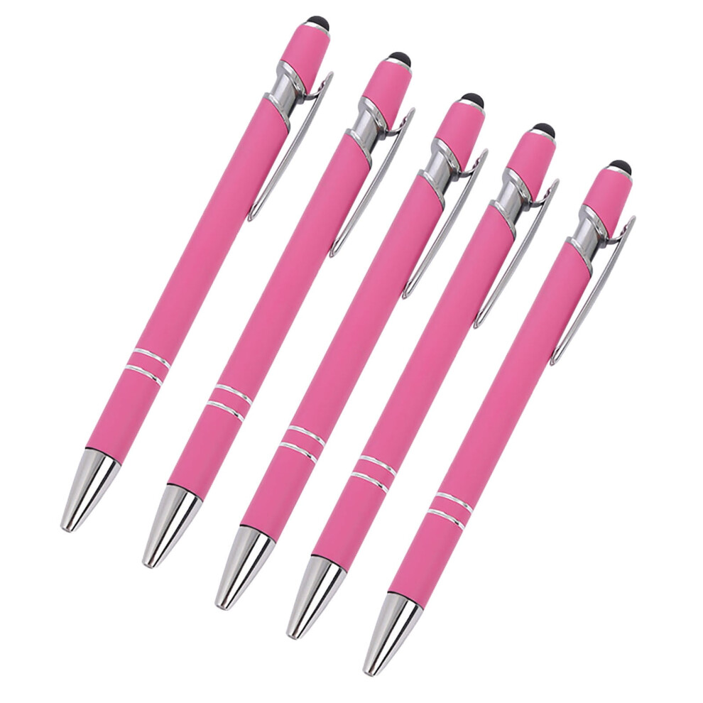 Yhmxh 2-In-1 Ballpoint Pen With Stylus Tip, 1.0Mm Medium Ink, Premium Metal Stylus Pen For Touch Screens Black 9085618797703