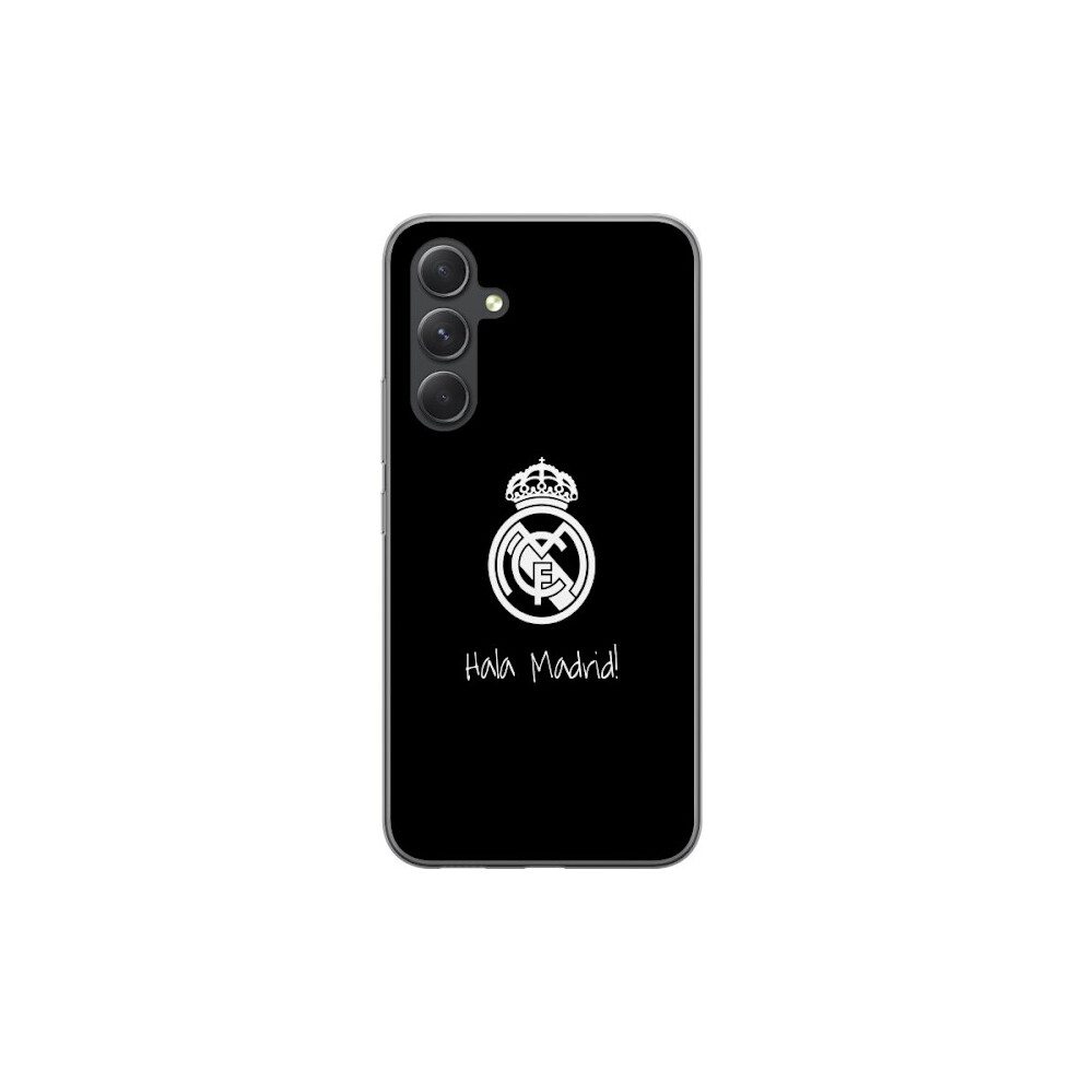 Compatible With Samsung Galaxy S24 Transparent Case Real Madrid Emblem Football Pride White Gold Club Badge Champions La Liga Fans Iconic Sport White,Gold 9085618798861