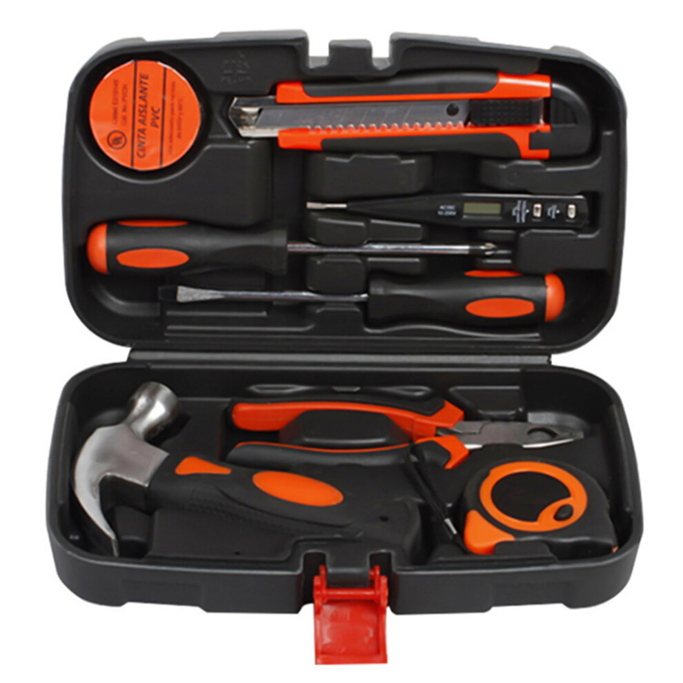 Tool Set 9 Universal Household Hand Tool Kit With Plastic Tool Box Electrician Tool Storage Box Home Decor Christmas Gifts Deals Of The Day Clearance 9085618798366
