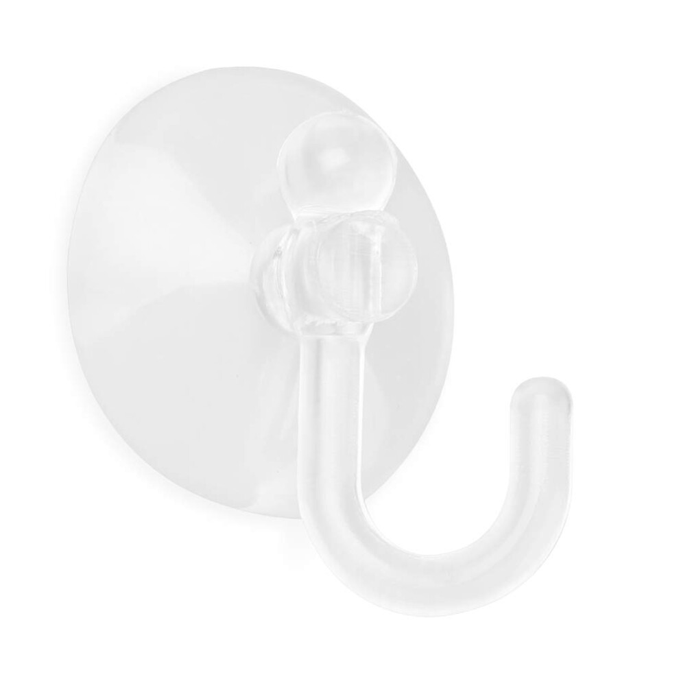 Nandeyibi Suction Sucker Window Hooks Clear Plastic Hook 25Mm (Pack Of 10 41437940