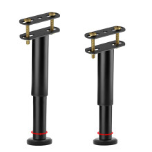 Oursouion Bed Legs Adjustable,Bed Support Leg,Retractable Heavy Duty Bed Center Frame Slat,Metal Furniture Legs Suitable for Cabinet Sofa Bed Frame R