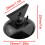 GU10 Light Bulb Changer Tool with Strong Suction Grip for Quick MR16 Removal, 3PCS Black 3