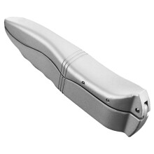 Garlic Press Stainless Steel Manual Crusher Heavy Duty Mincer with Ergonomic OneHand Operation