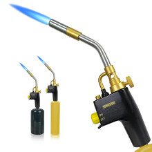 Sondiko Propane Torch, GJ-8000 High Intensity Mapp Gas Torch Head, Trigger Start Plumbing Soldering Blow Torch Heavy Duty Blowtorch for Welding, Kitc