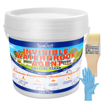 2000g Liquid Waterproof Sealant Clear, Anti-Leaking Sealant Agent, Transparent Waterproof Polyurethane Coating Repair Leak Agent for Roofs, Bathroom,