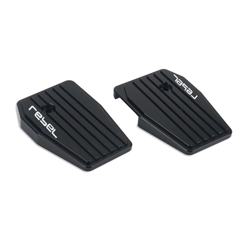 Motorcycle Foot Pegs Wide Cnc Aluminum Footrests For Honda Rebel 500 300 Cmx500 20172023 9053599913795