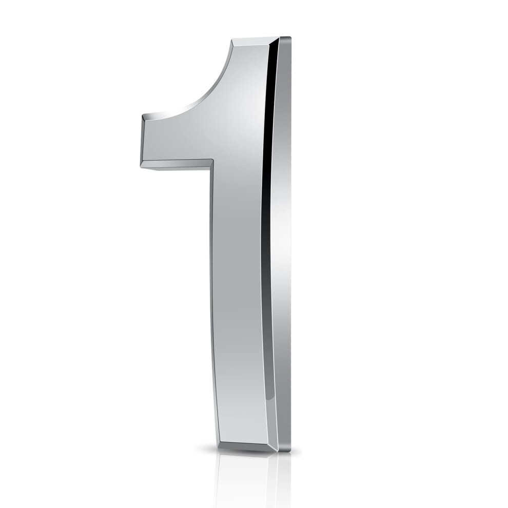 Vicloon Door Numbers, 3 Inches 3D Mailbox Numbers Waterproof, Address Numbers Self Adhesive House Numbers Street Number Stickers For House Mailbox Ap