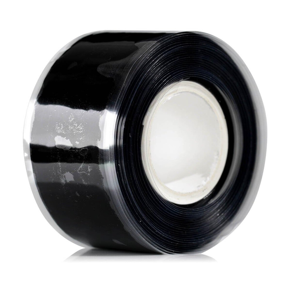 Yoiyee Black Duck Tape Self Amalgamating Repair Tape, Self-Fusing Emergency Diy Leak Fix, Self Bonding For Plumbing | Leaking Pipe Repair Tape | Rubb 95004037