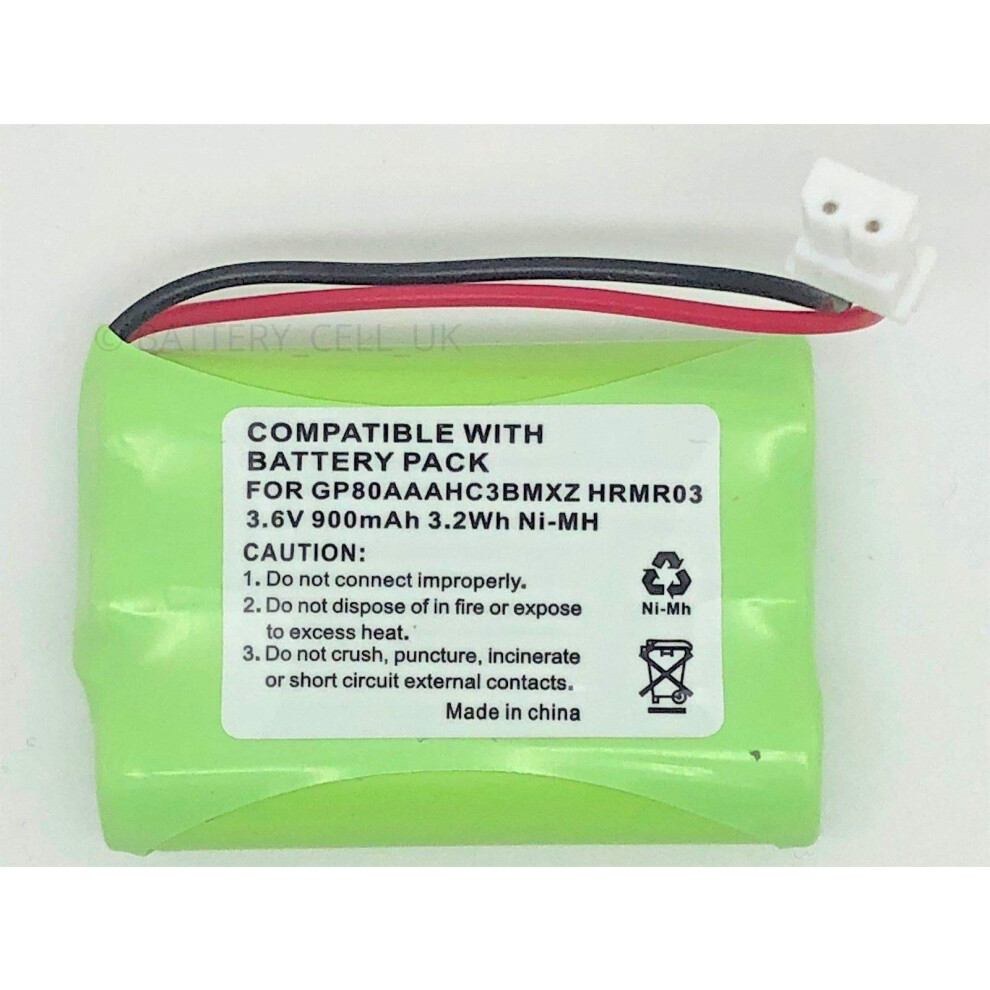 Motorola Baby Monitor MBP26 Compatible Battery 900mAh 3.6V