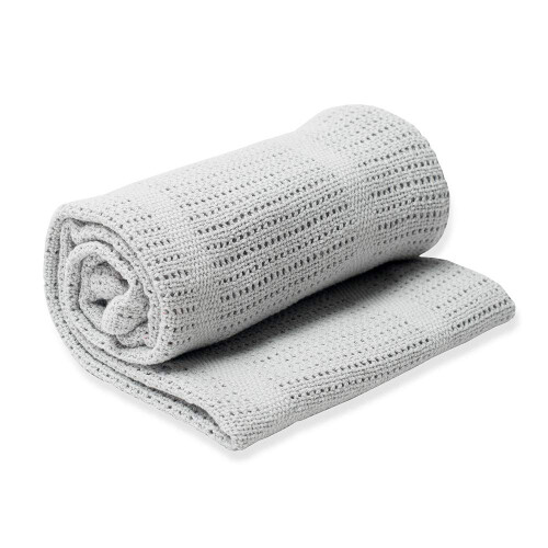 Lulujo - Cobertor de tricô de algodão - Cinza - ELEMENTS FOR KIDS