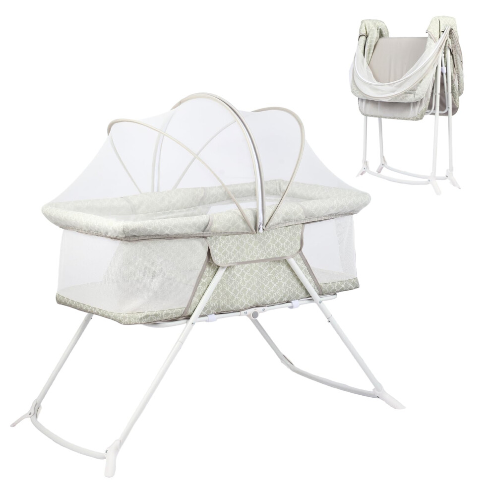 Foldable Newborn Crib With Bug Net Baby Bed Infants Travel Cot Mfslove