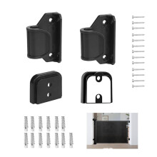 Black Retractable Baby Gate Replacement Part, 2PCs Retractable Baby Gate Extension Kit Retractable Bab/y Gate Replacement Parts Kit Retractabl/e Stair