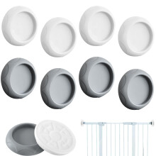 8 Pcs Stair Gate Extension Fittings, Silicone Stair Gate Wall Protector No Drilling Extender Accessories for Pets Gates Safety