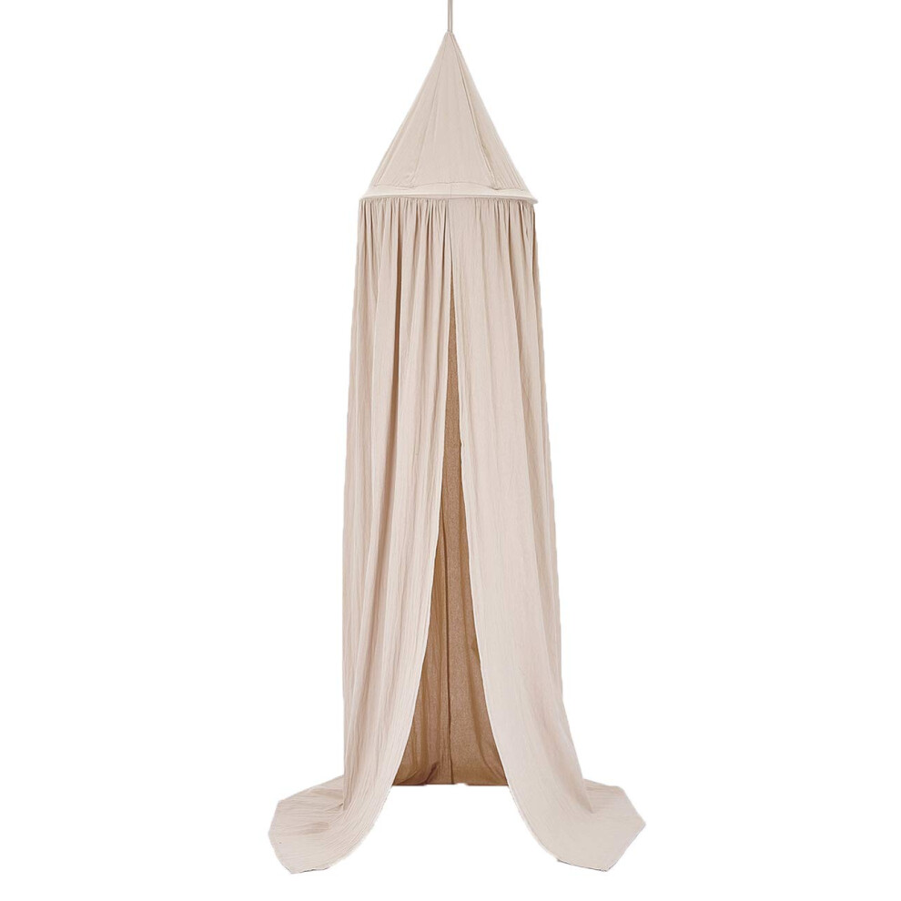 Bed Canopy Cotton Mosquito Net Bedding Round Dome Nursery Room Decorations Play Reading Tents Light Homieco