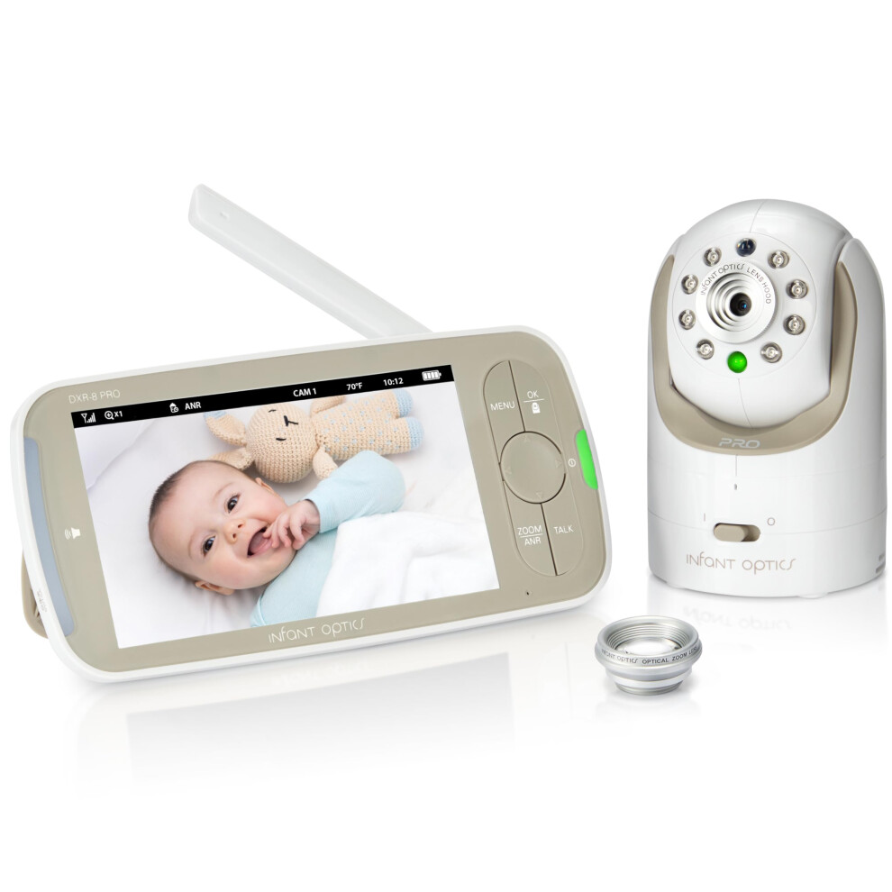 Dxr-8 Pro Baby Monitor With 5" Screen, Hd (720P) Resolution, And Anr Infant Optics