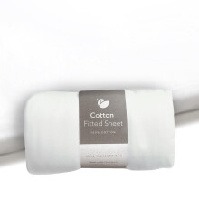 GUAVA FAMILY - Lotus Crib 100% Cotton Fitted Sheet | Perfect, Manufacturer-Approved Fit, Soft & Safe for Infants, Baby and Toddlers, Unisex, Boys &