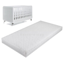 Restorology Premium Quality Baby Travel Cot Mattress Fits Most Graco/M&P/Babylo Deluxe/BabyBj?rn/Silver Cross/Toddler cot Mattress - Removable