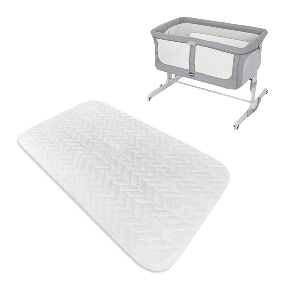 Sleepdove Next2me Mattress For Crib Foam Mattress Compatible Bedside Travel Cot Next To Me With Quilted Cover (83 X 50 X 5 Cm)