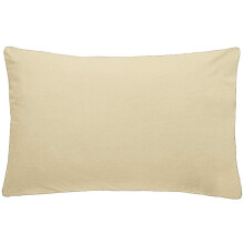 Plain Pollycotton Baby Todler Cot Bed Pillow Pair Cases-40 x 60cm (Latte)