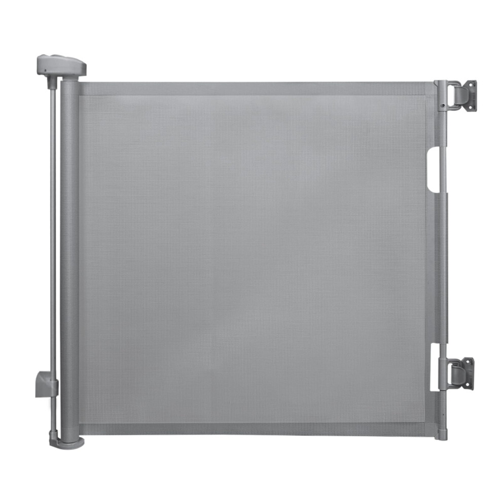Retractable Baby & Pet Gate - Extends To 140Cm Wide X 86Cm Tall, One-Handed Operation For Doorways & Stairs | Indoor/Outdoor Safety Barrier For Eidoct