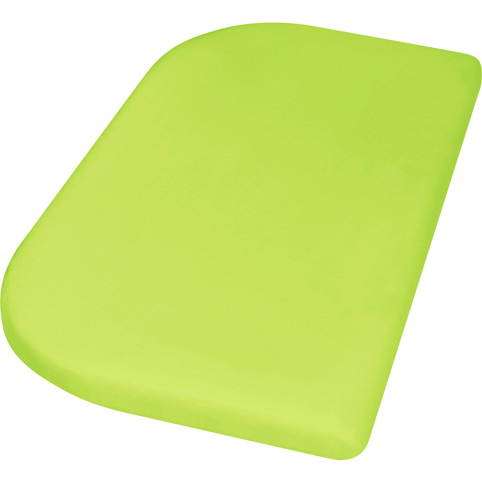 Playshoes Jersey Fitted Sheet Mattress Protector Waterproof, 89X51 Cm, Green