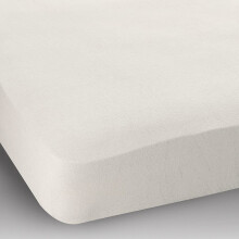 CHANTAL New Cot Bed Size Terry Stretch Fitted Sheet Colour: White