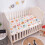 CHANTAL New Cot Bed Size Terry Stretch Fitted Sheet Colour: White 5