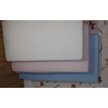 BABY REX? 2 x BLUE Fitted Sheet Compatible 84 x 37, 85 x 38 Crib - 100% Cotton