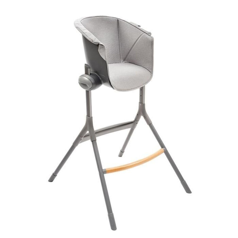 Beaba B?Aba, Junior Cushion For Up & Down High Chair, Comfortable, Ergonomic, From 3 Years, Water Repellent, Grey