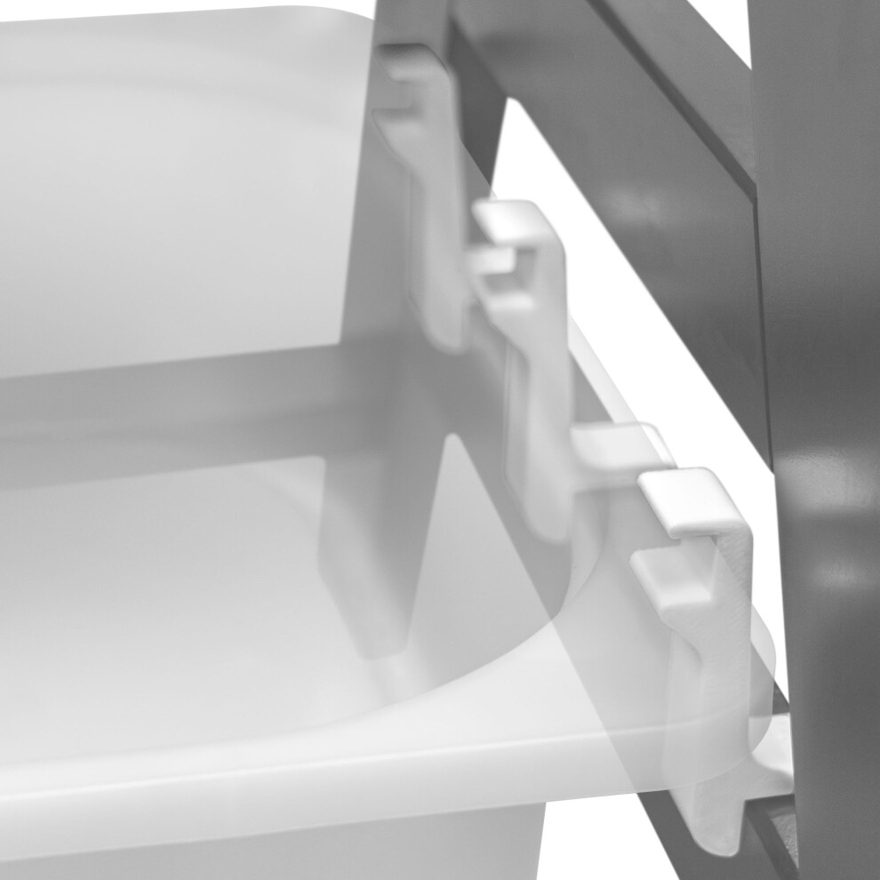 Mobilefox Adapter Bracket For Trofast Box On Hauck Alpha And Beta Plus High Chair Baby Chair White