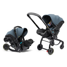 Doona X Baby Car Seat & Travel Stroller - Convertible 0+ Car Seat and Pram with 3 Recline Positions - Ergonomic Pushchair and Travel System - ISOFIX