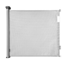 Badabulle Safe & Roll Retractable Safety Gate, Stair Gates for Baby and Pets, Extends from Narrow up to 140cm, Double Locking System