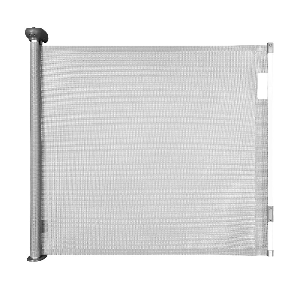 Badabulle Safe & Roll Retractable Safety Gate, Stair Gates For Baby And Pets, Extends From Narrow Up To 140Cm, Double Locking System