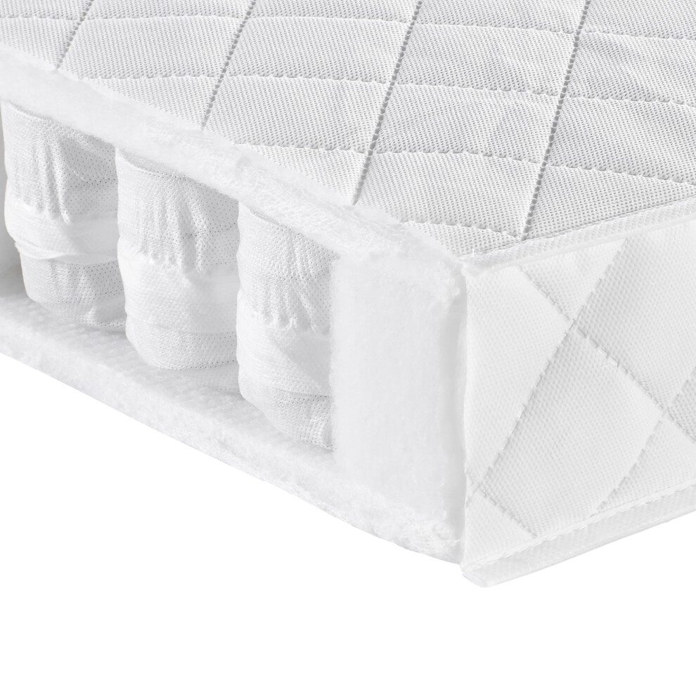 Babymore Pocket Sprung Cot Bed Mattress - 140 X 70 Cm