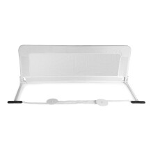 Babyway Baby Bed Guard Rail BWBR ? Folding Bed Safety Rail for Toddlers, Off-White ? Metal Frame, Mesh Panel, Travel Carry Bag ? Fits Junior, Divan &