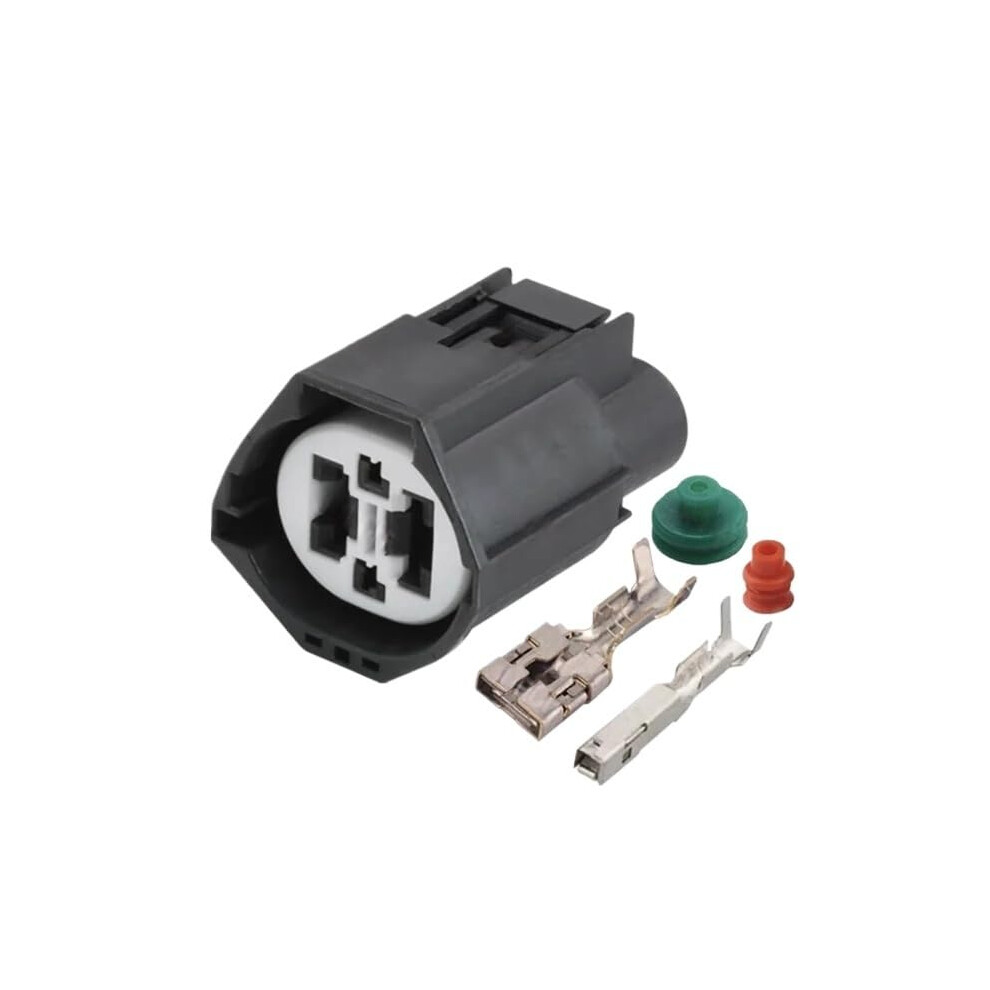 Waterproof 4 Pin Automotive Connector Male Female Plug For Radiator Fan Wire Harness Pa66 10 Sets 9053599914358