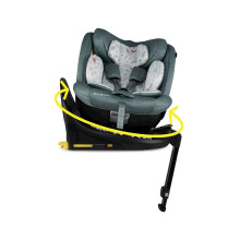 COSATTO All in All Extra i-Size 360? Spin Rotating Car Seat - 360? Swivel, Group 0+123, 0-36 kg, 0-12years, ISOFIX, ERF, Exclusive Anti-Escape System