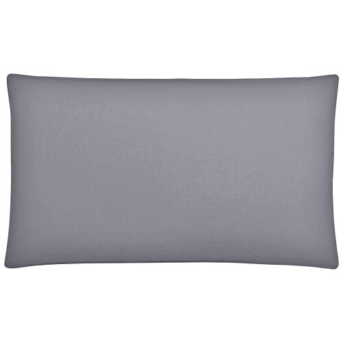 100% Egyptian Cotton Cot Bed Todler Pillow Pair Case (Grey)