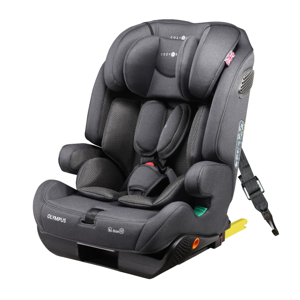 Cozy N Safe Olympus I-Size Car Seat (15M-12Yrs), Isofix, Side Impact Protection, 5-Point Harness (Up To 105Cm), High-Back Booster (Up To 150Cm),