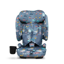 Cosatto On The Go, Foldable Car Seat, 15 Months ? 12 Years, 76-150cm, Portable ISOFIX Travel Car Seat, Ultra-Compact & Lightweight, Side Impact