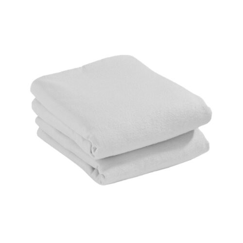 Cuddles Collection Pram Jersey Fitted Sheets (White, Pack of 2)