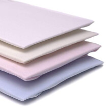 Baby Birds Fitted Cotton Pram Sheet (White) for Silver Cross Pioneer & Wayfarer - 100% Organic, Eco-Friendly, Soft on Baby's Skin, Sustainable