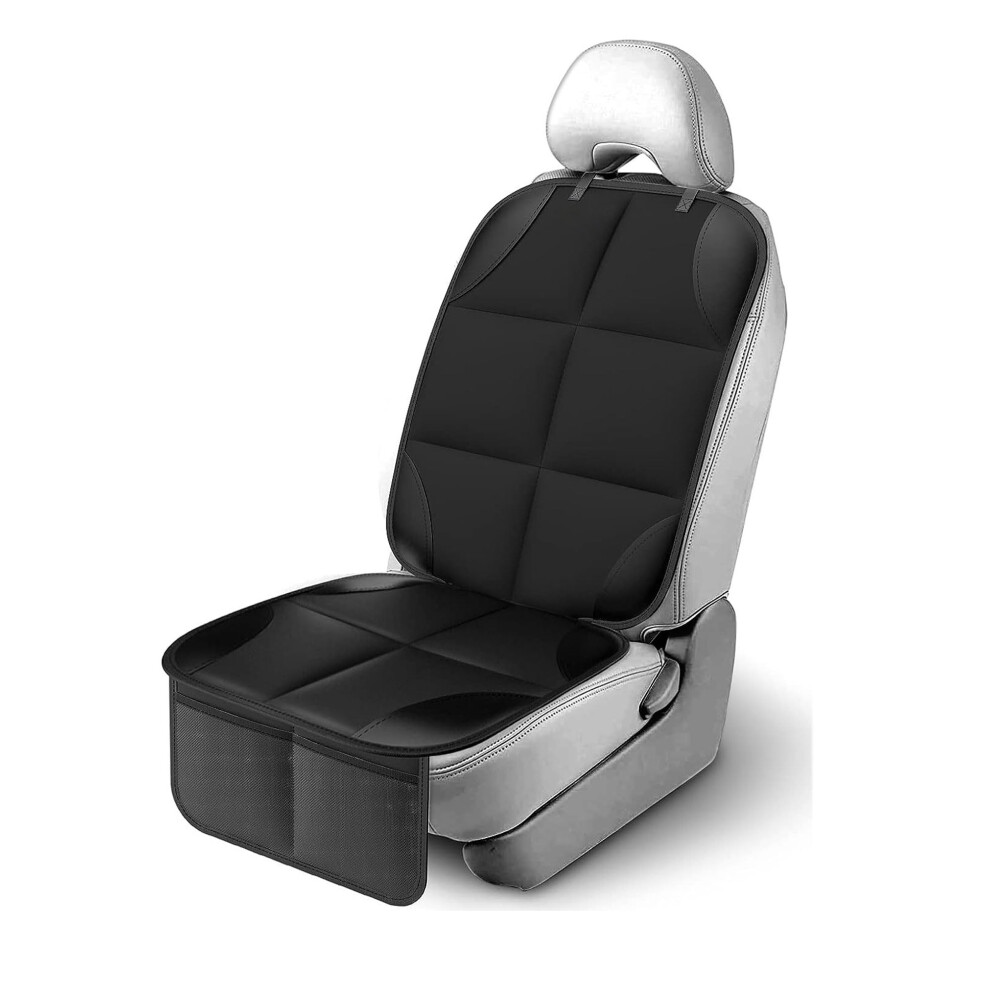 Ekode? Car Seat Protector For Kids, Child With Water-Resistance Fabric & Thickest Padded Cover & Featuring Best Size Coverage & Organiser Pockets - Ekode