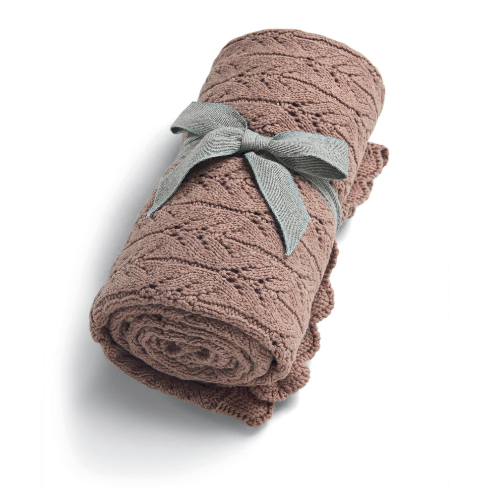 Mamas & Papas Small Knitted Blanket, Wildflower