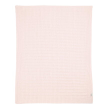 Mamas & Papas Nursery Small Chenille Blanket - Pink Stripe, 90x70cm