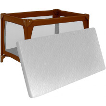 GAX Sports New Baby Cot Foam Mattress Extra Thick Depth Quilted Fits Most Toddler Travel Cots, Breathable and Anti Allergenic Water Resistant (95 x 65
