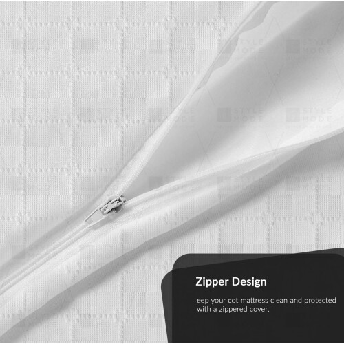 NEW WATERPROOF COT BED MATTRESS PROTECTOR SHEET WASHABLE 140x70 2