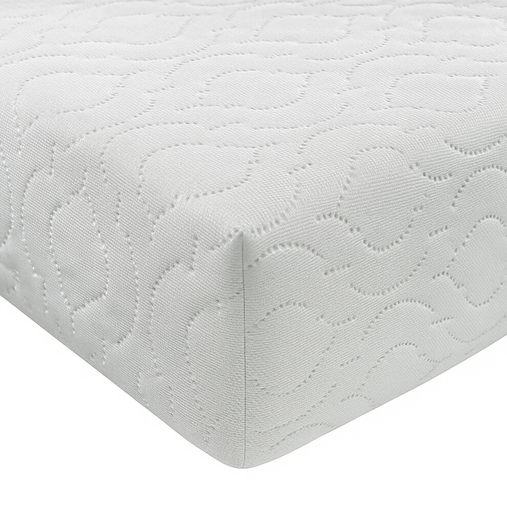 Porter And Lambert Baby Travel Cots Mattress Toddler Crib Foam Comfort Bedding Mattresses Breathable With Removable Cover (140 X 70 X 10 Cm)